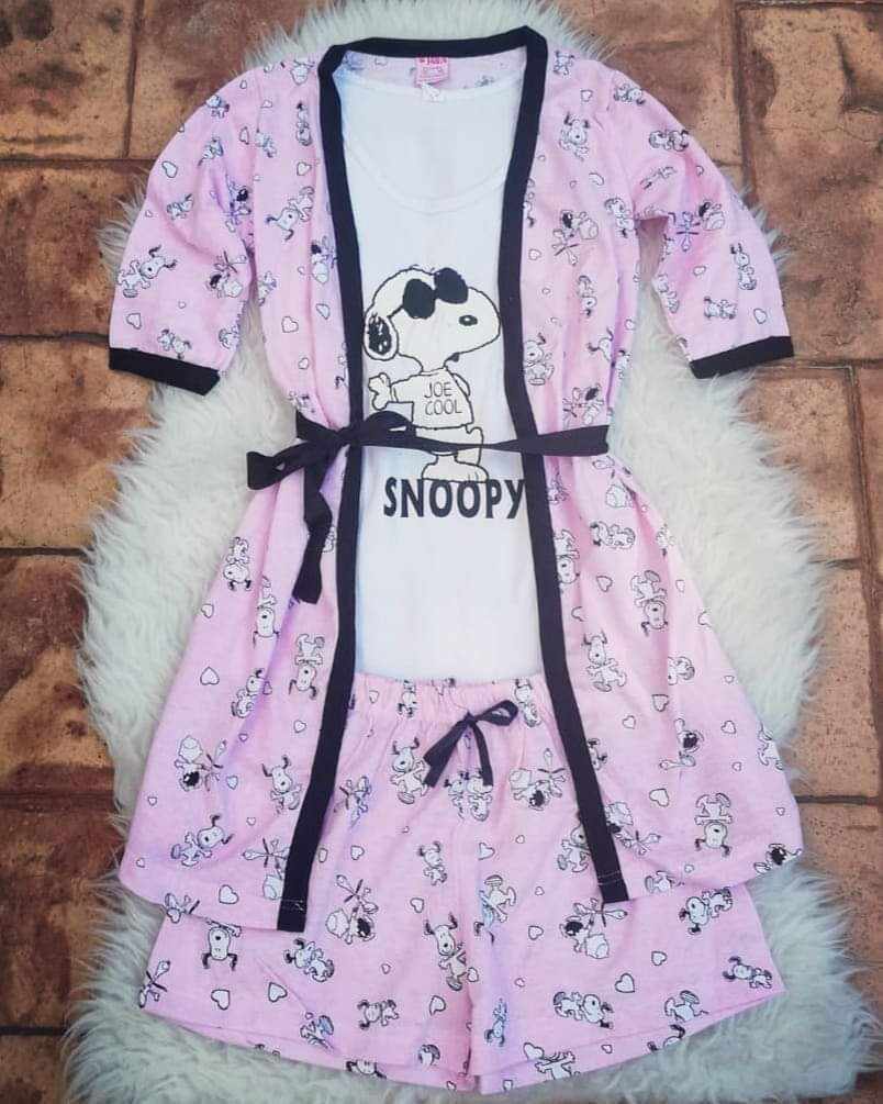 Pijamale 3 piese Snoopy