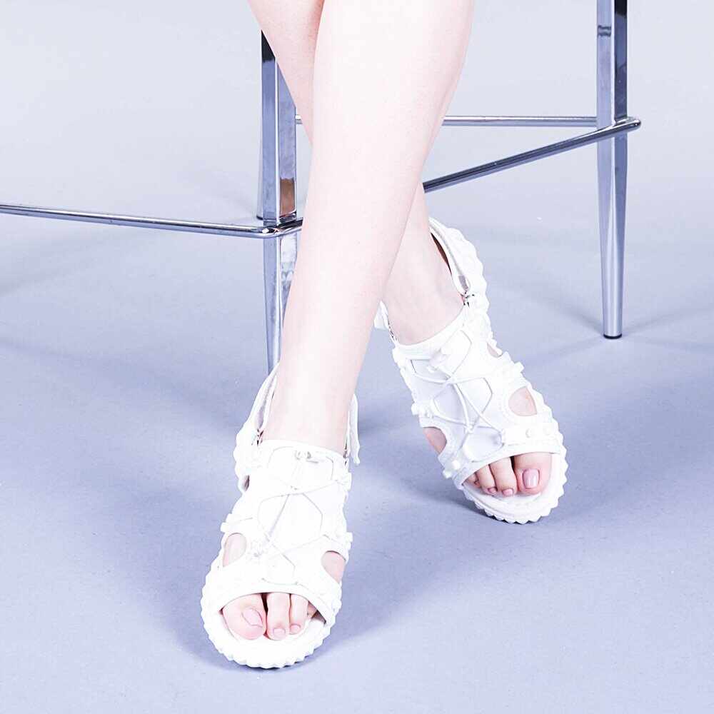 Sandale dama Iuliana albe
