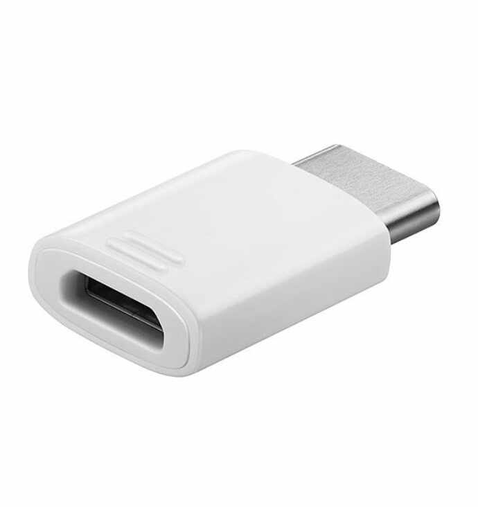 Adaptor Samsung USB Type C - MicroUSB Alb