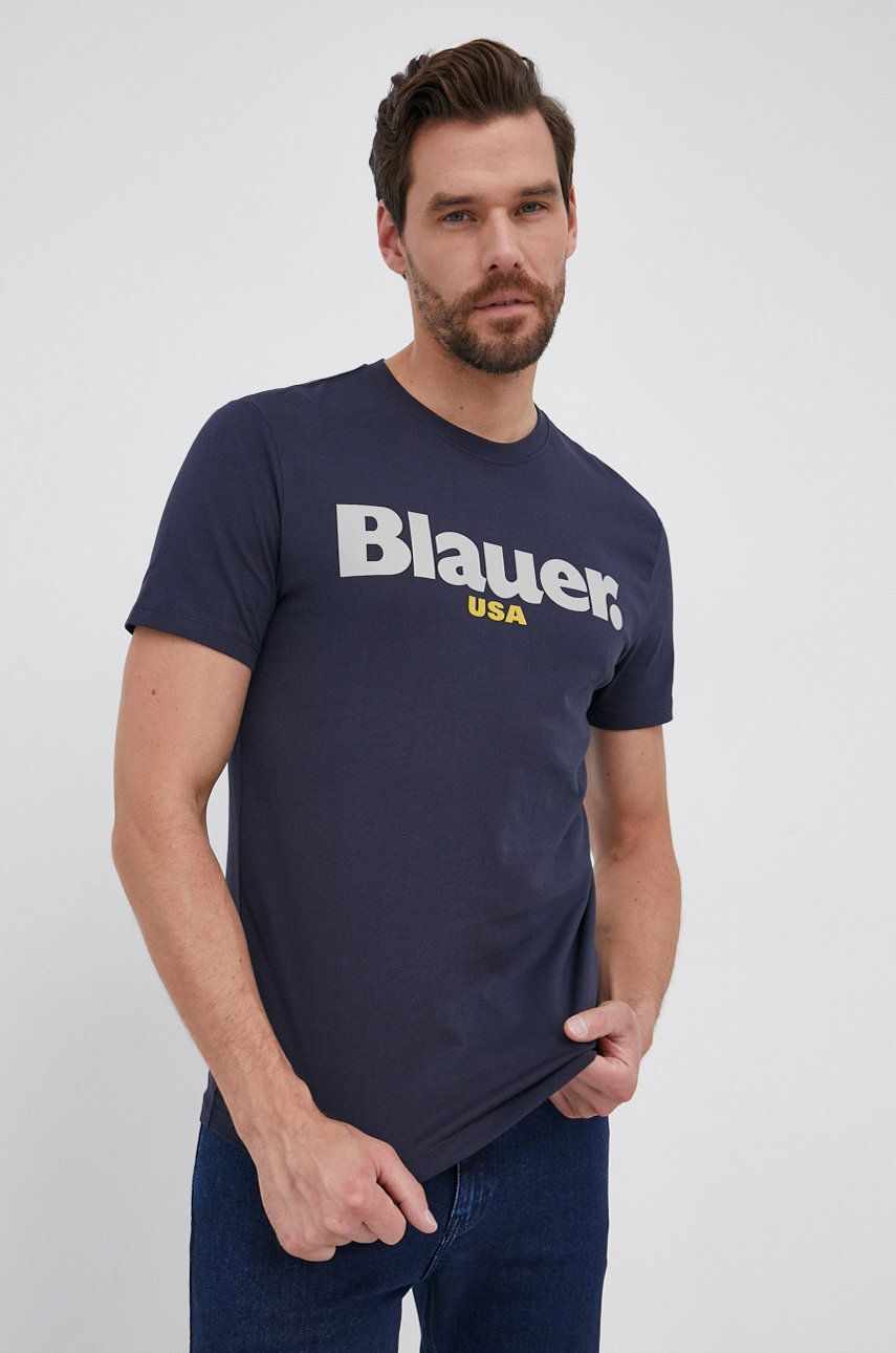 Blauer - Tricou din bumbac