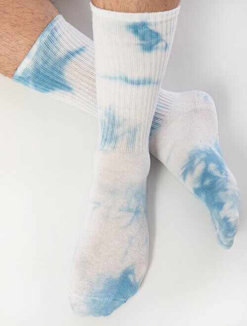 Sosete bumbac colorate cu manseta raiata Socks Concept ELN09
