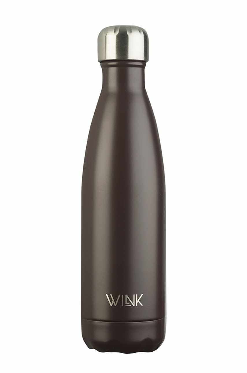 Wink Bottle - Sticla termica BROWN