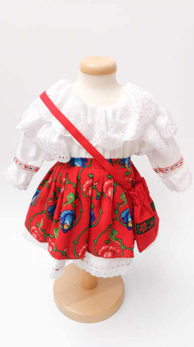 Costum Traditional Fetite 0-12 luni Model II