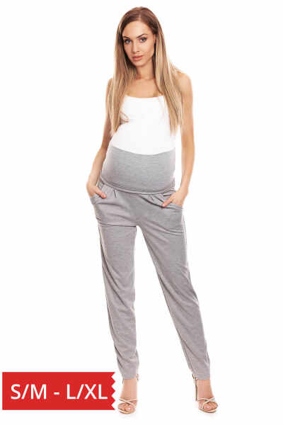 Pantaloni pentru gravide Simina gri